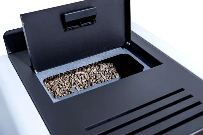 Estufa de pellet AURUM 10 kW blanco WIFI